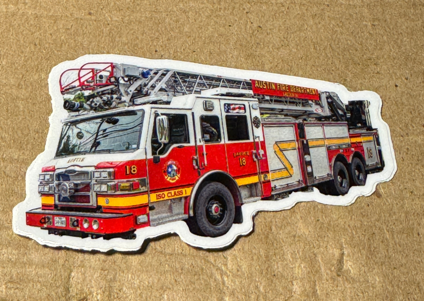 Austin Fire Department Ladder 18